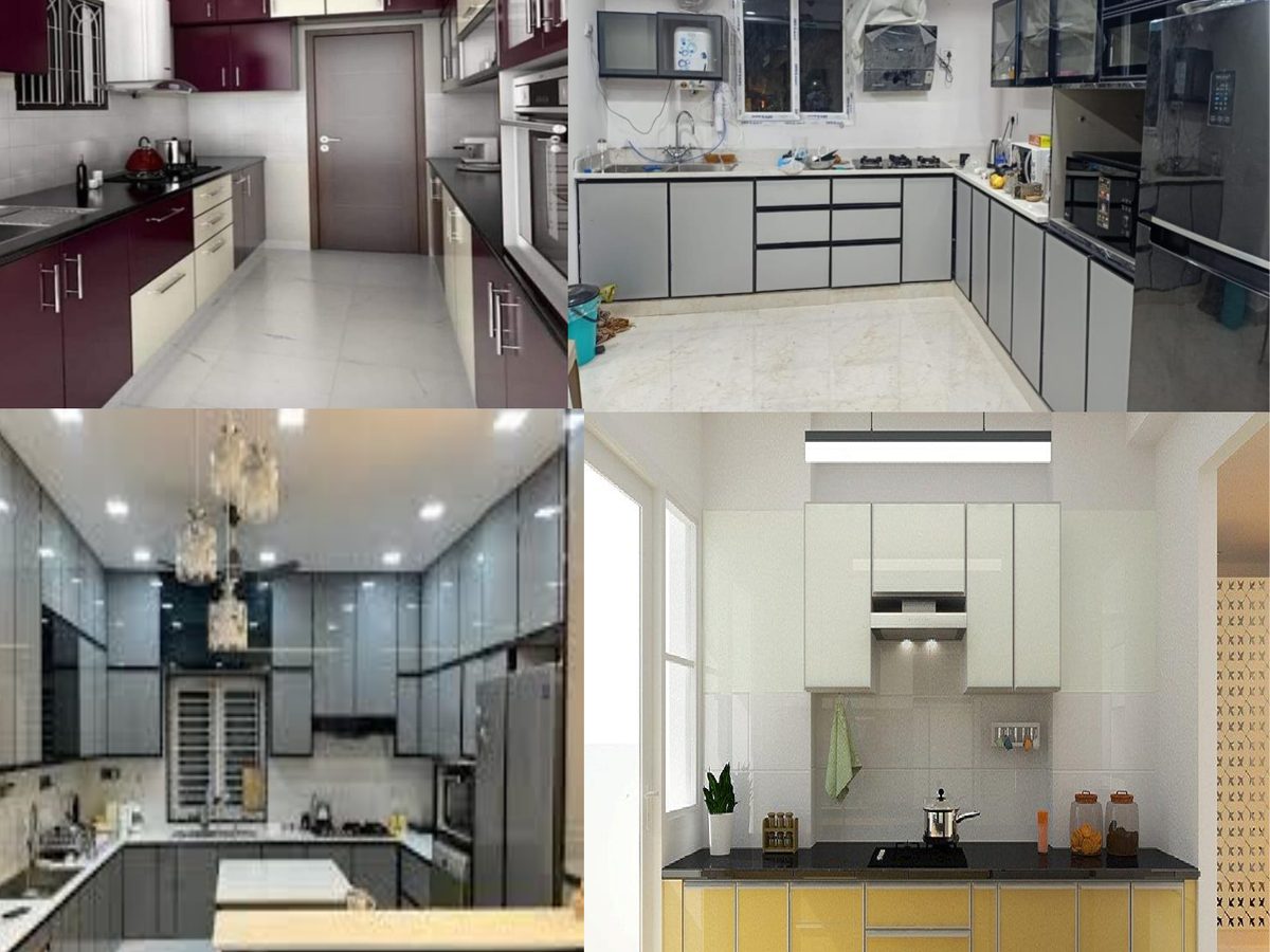 Aluminium Modular Kitchen — installed work by Gopalsons, Lucknow